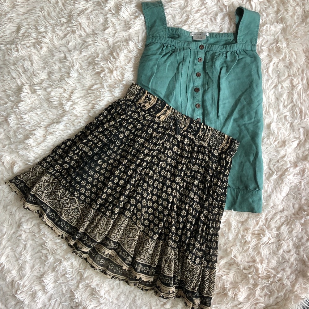 🛍BOGO Boho Printed Skirt Skater A-Line